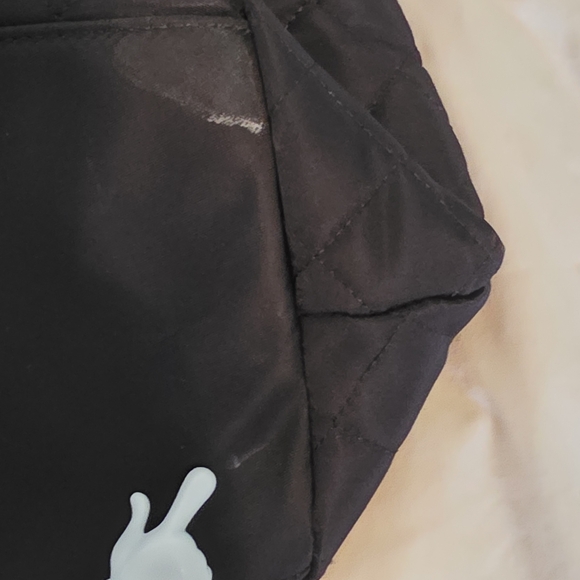 Calvin Klein Black Quilted Nylon On The Outside Tote Bag - Picture 11 of 13